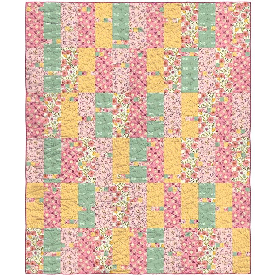 Discover Chris's Quilt - Meadow Walk Keepsake Quick Kit by Alexandra Bordallo