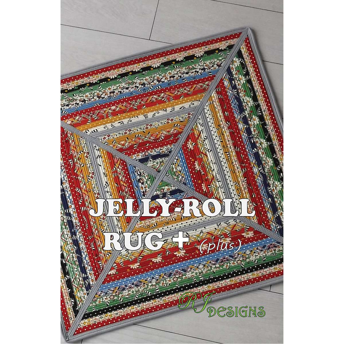 Stunning Jelly Roll Rug Plus Pattern