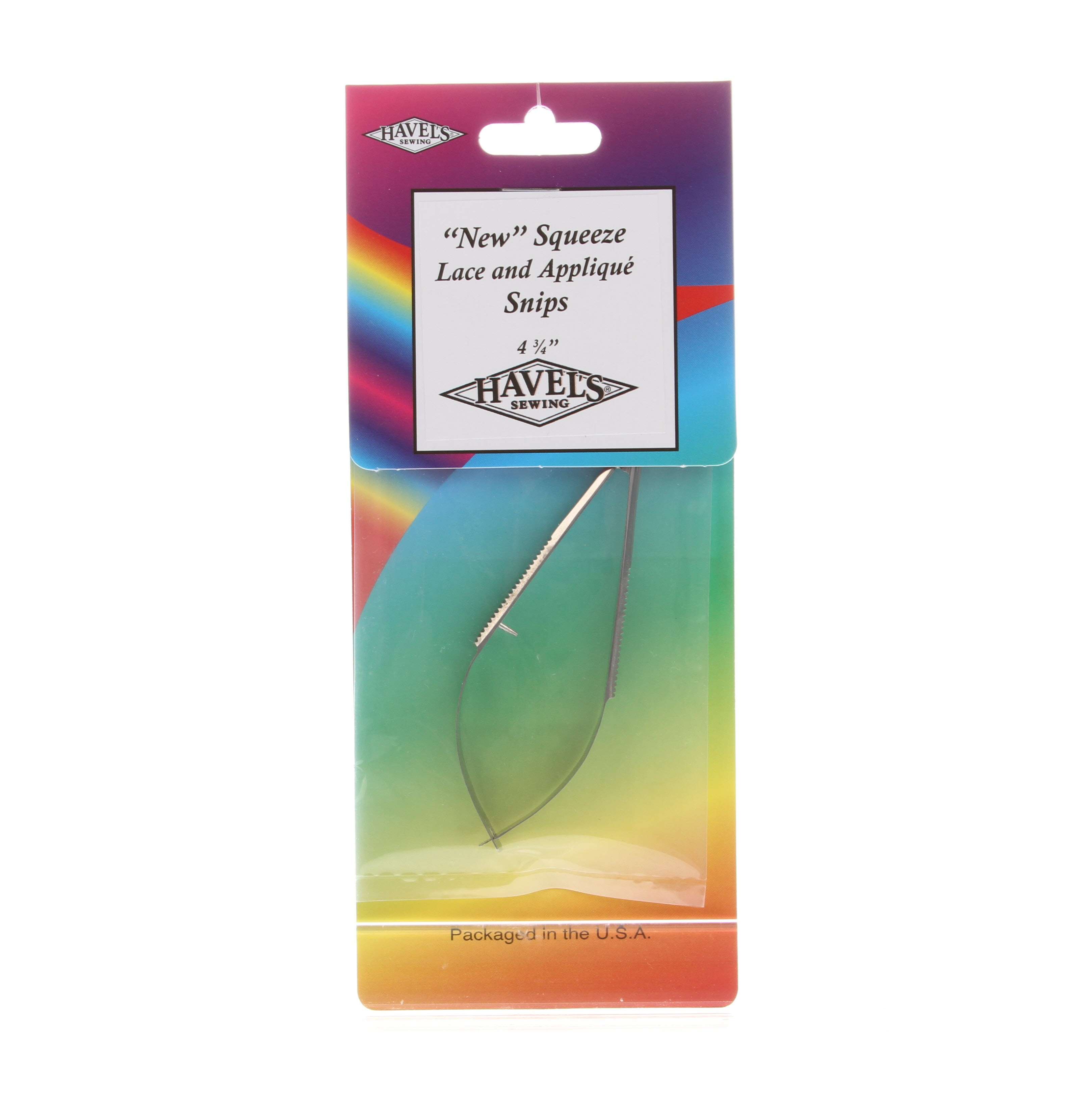 Snip Eze: Rounded Tip Scissors with Lace and Applique Design