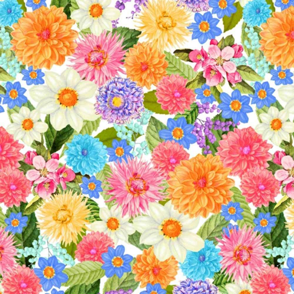 Windham Fabrics - Flower Bed - 108 Wide Yardage: A Must - Have!