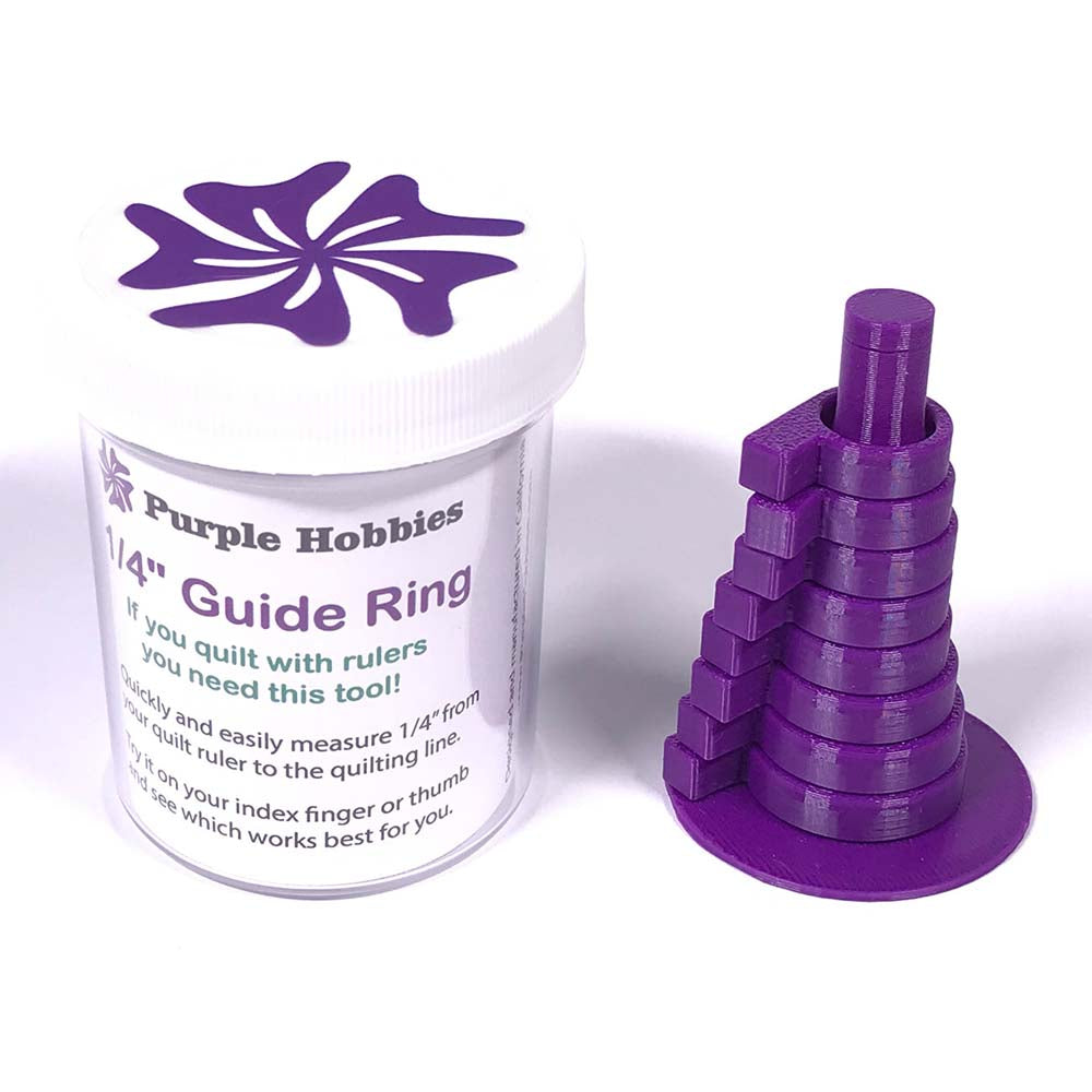 Vibrant Purple 1/4in Guide Ring Set