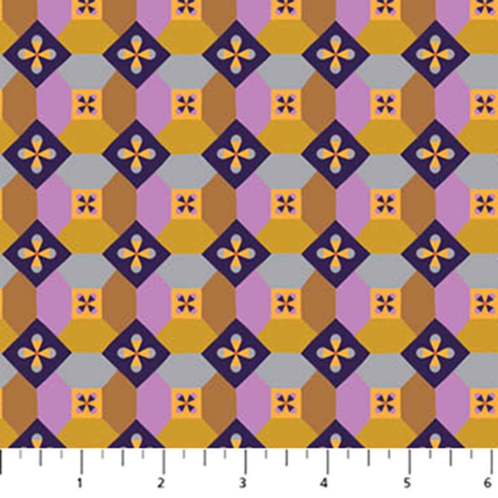 Figo - Trade Winds by Kathy Doughty - Multi - Lavender Yardage: Create Magic!
