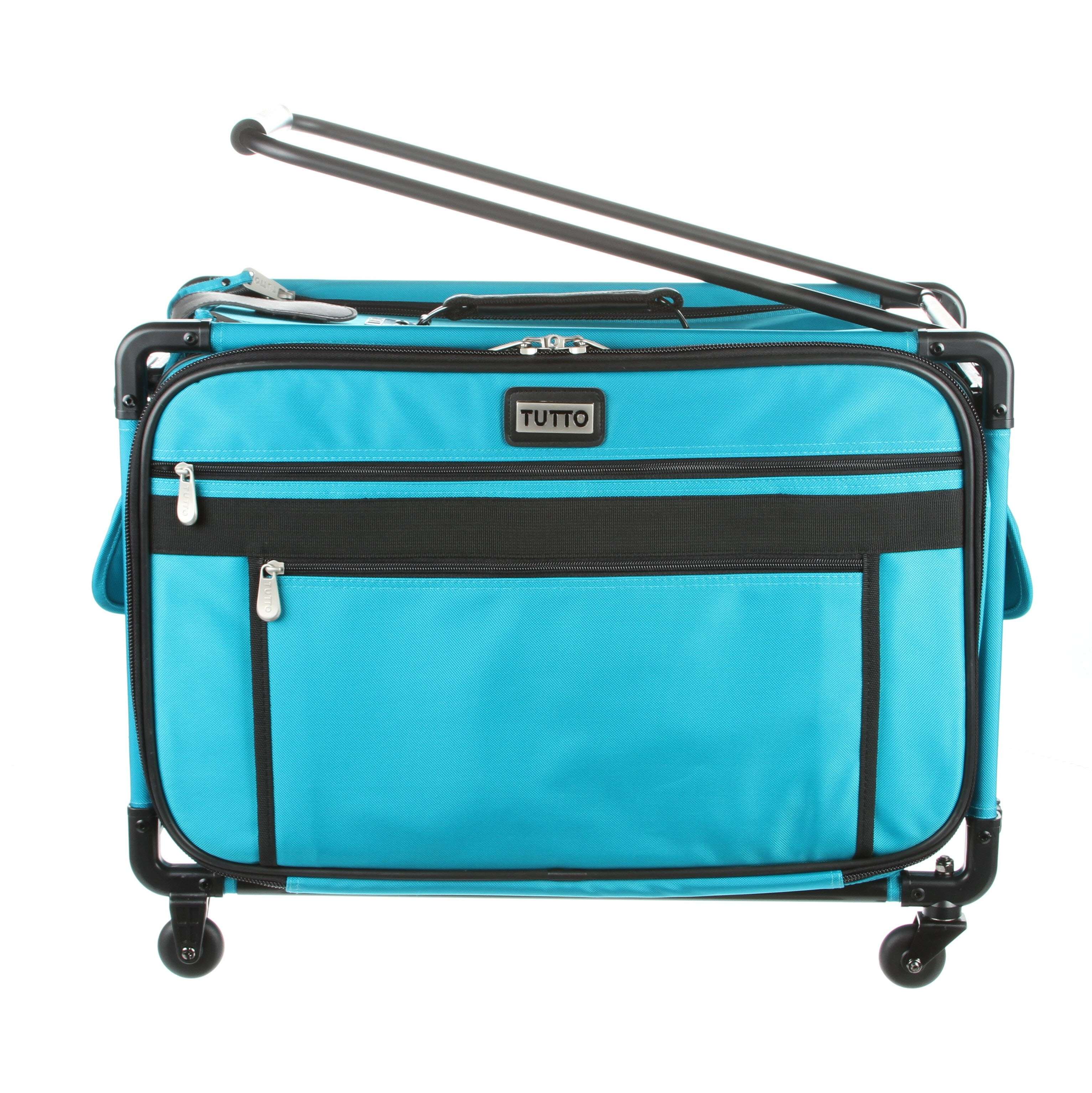 Gorgeous Turquoise 22in Tutto Machine Case on Wheels - Large Size