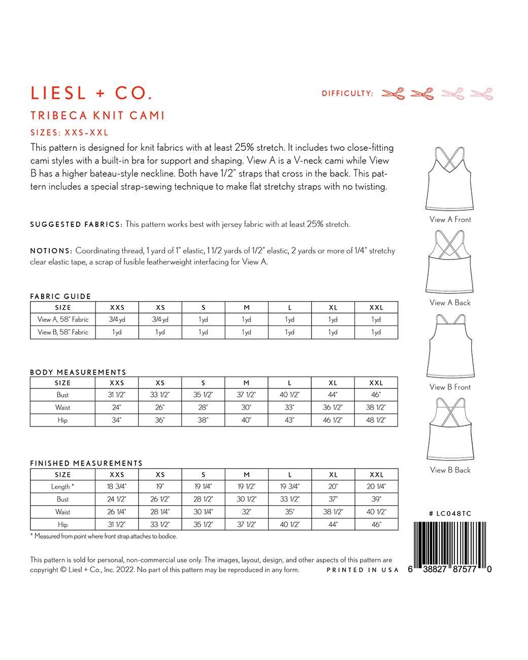 Tribeca Knit Cami - Stylish and Comfortable