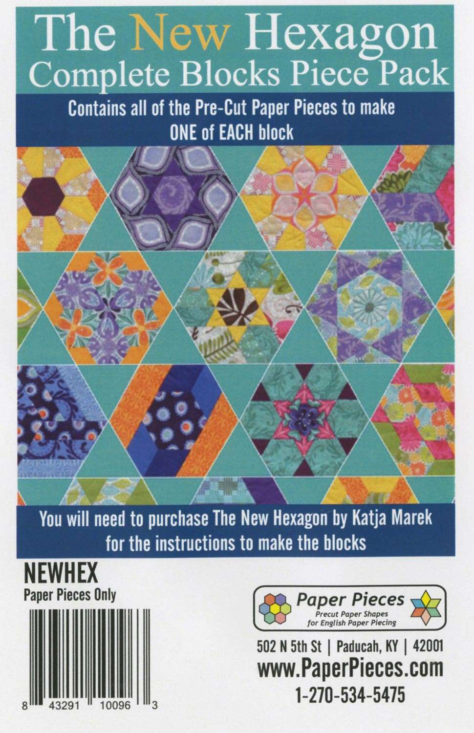 Discover the All - New Hexagon Paper Piece Fabric Cutting Template Set
