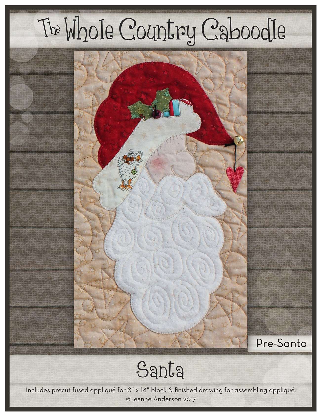 Enchanting Santa Pre - cut Fused Applique Pack