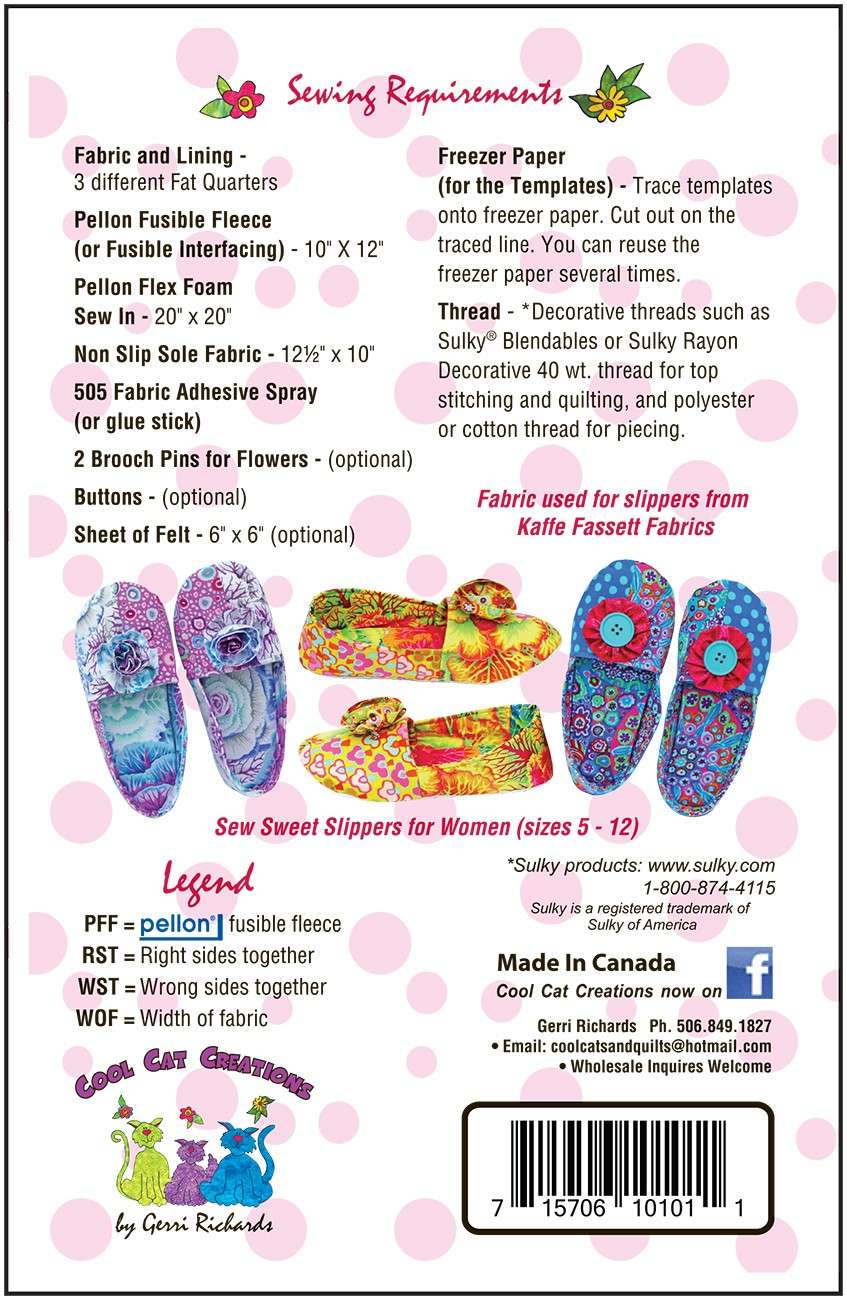 Charming Sew Sweet Slippers - Create Your Own!