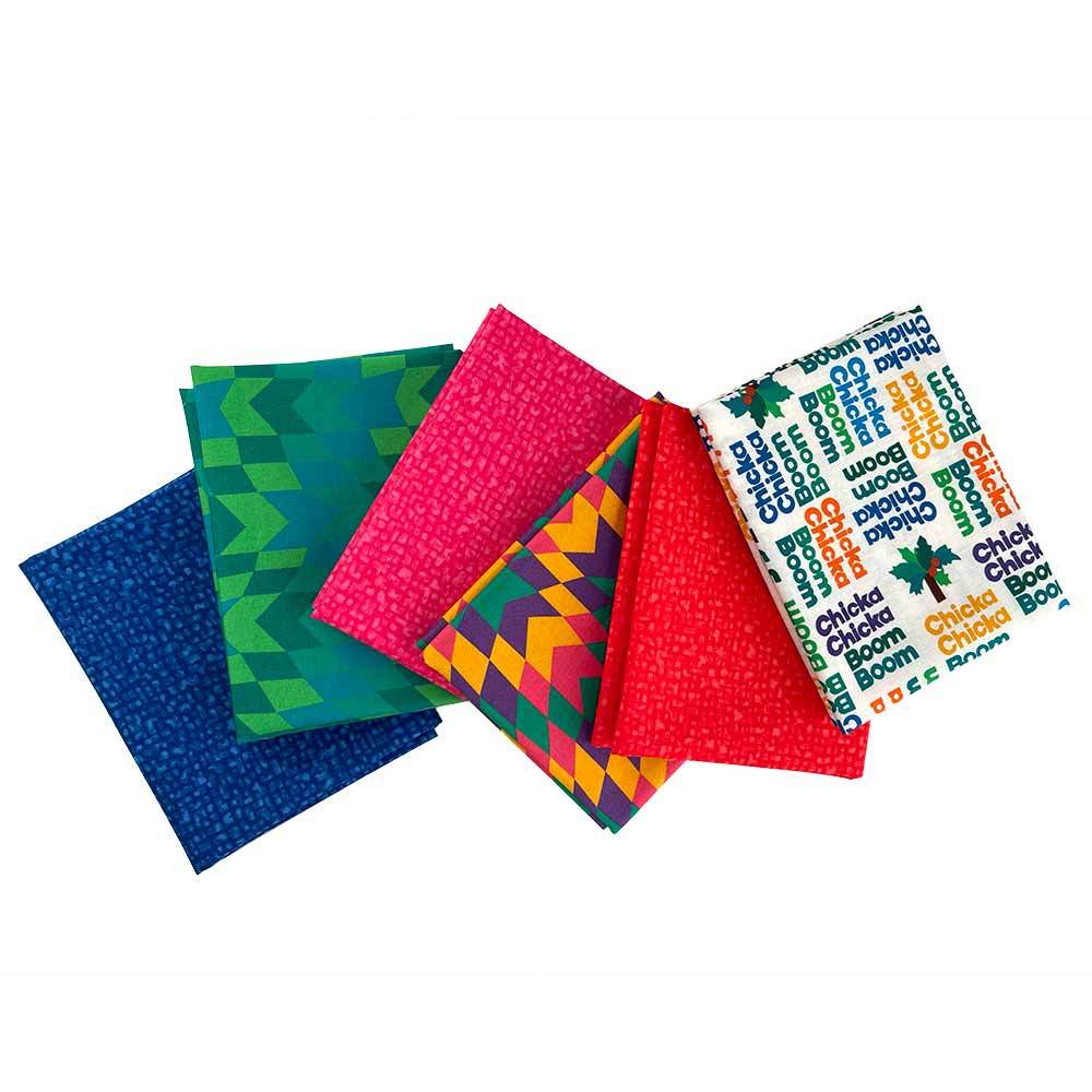 Windham Fabrics - Chicka Chicka Boom Boom - Enchanting 6-piece Fat Quarter Medley
