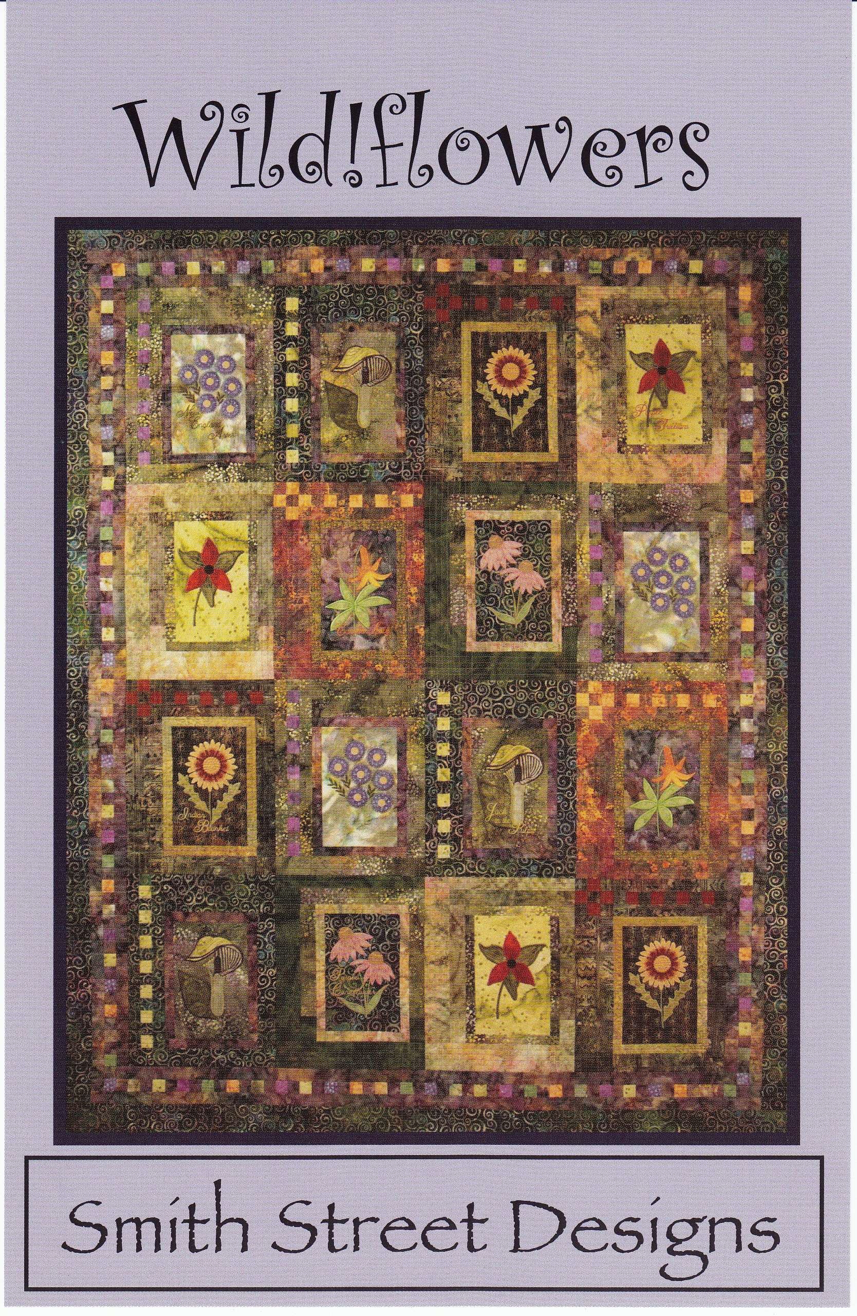 Smith Street Designs' Wildflowers Machine Embroidery CD: A Floral Delight!