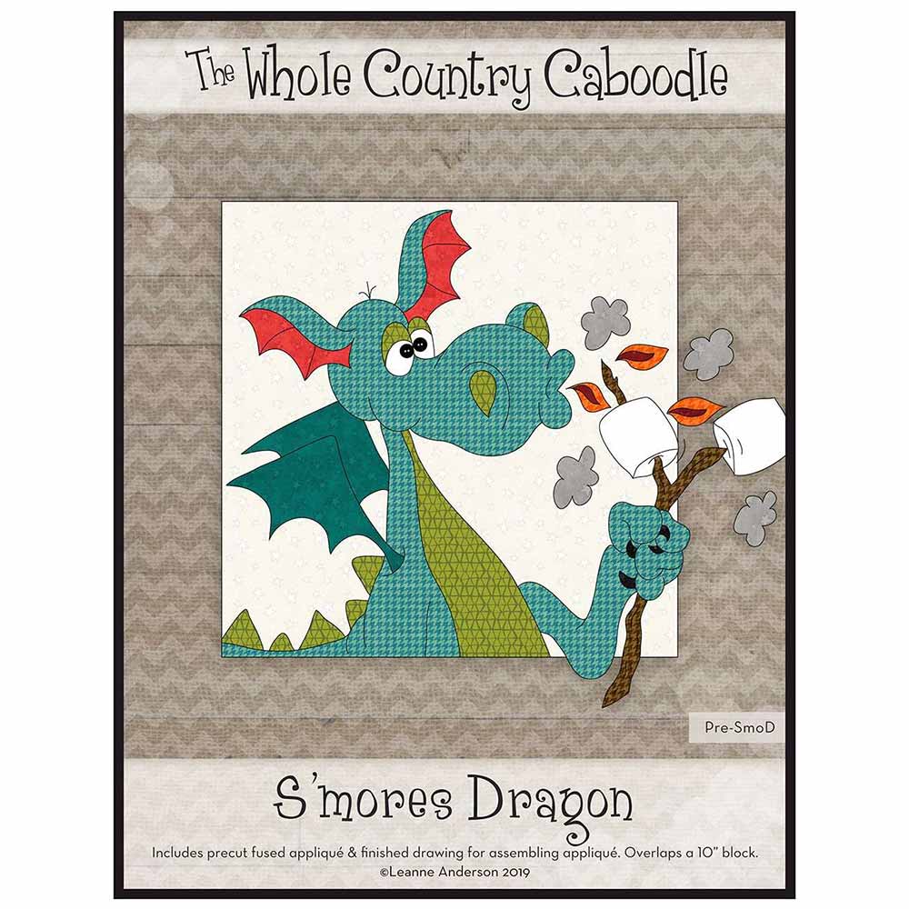 Irresistible S'Mores Dragon Precut Fused Applique Pack