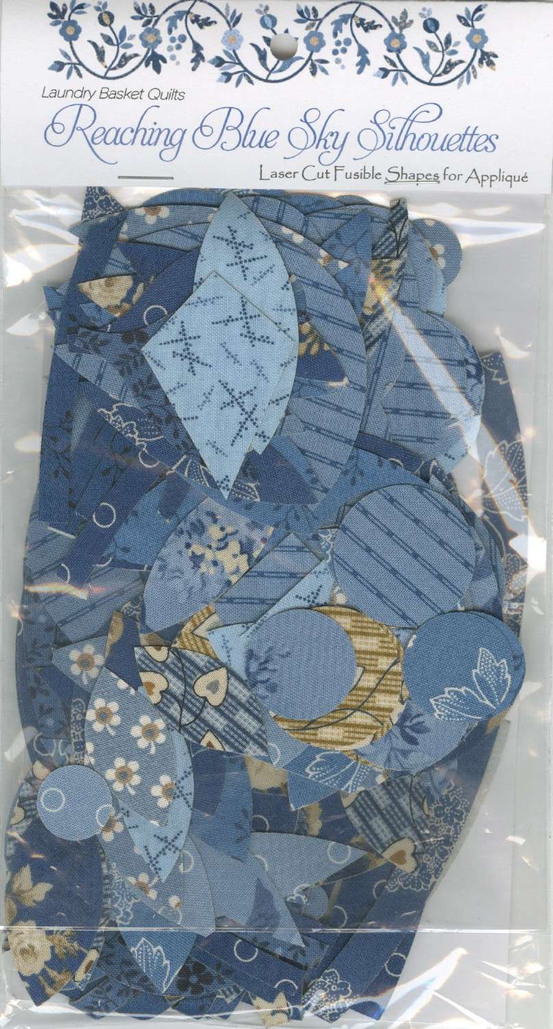 Edyta Sitar's Stunning Reaching Blue Sky Pre - Cut Applique Shapes