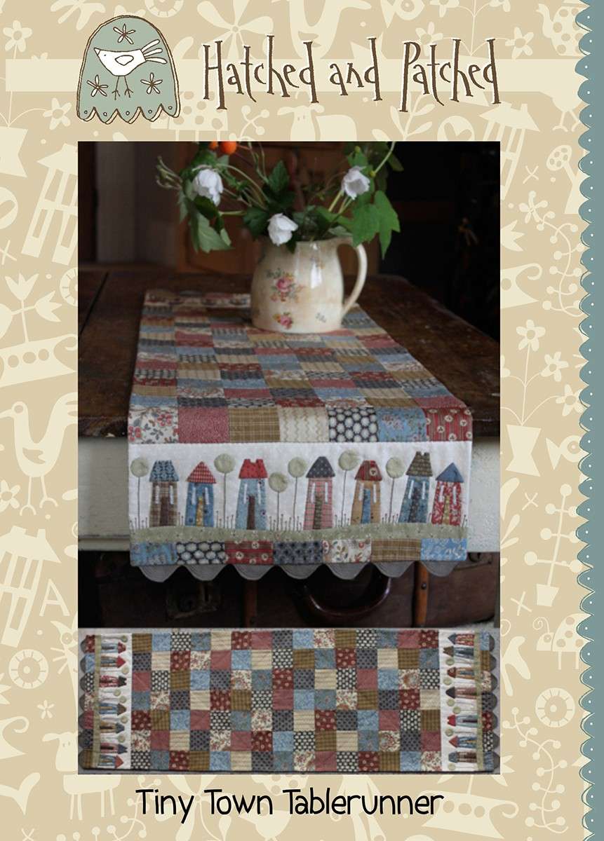 Anni Downs' Enchanting Tiny Town Tablerunner Pattern