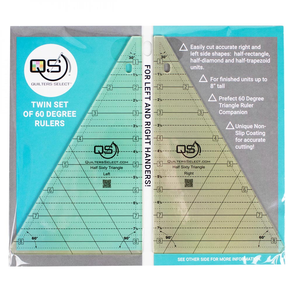 Amazing 60 Degree Half Triangle Ruler Set