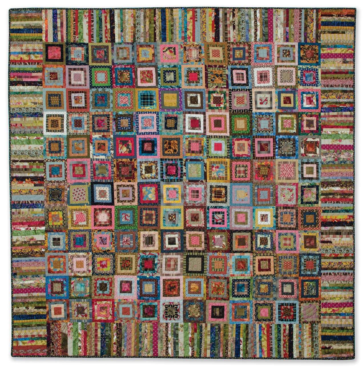 Scrappy Firework Quilts: A Colorful Explosion of Strips, Scraps & Triangles - Softcover