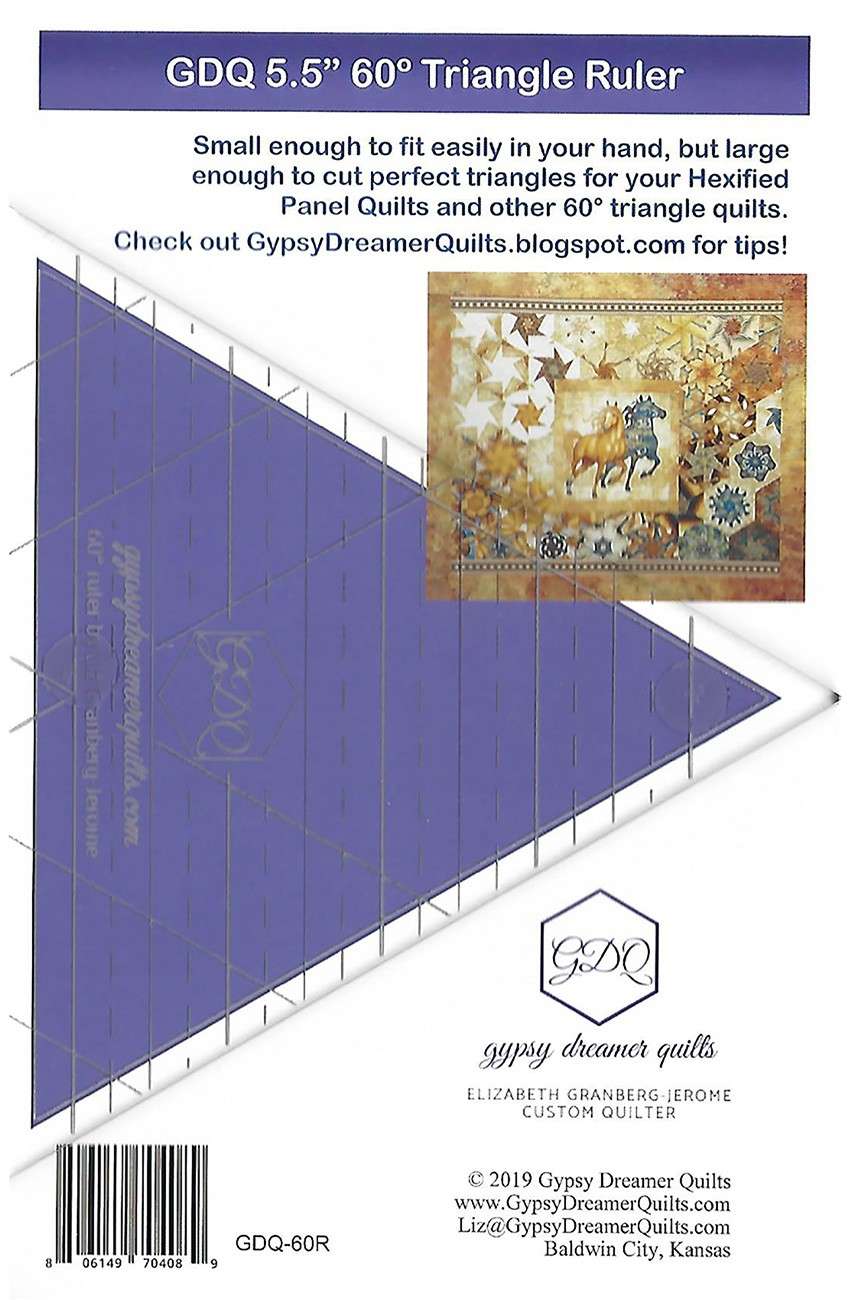 GDQ 5.5 60 Degree Triangle Ruler - Your Ideal Quilting Companion