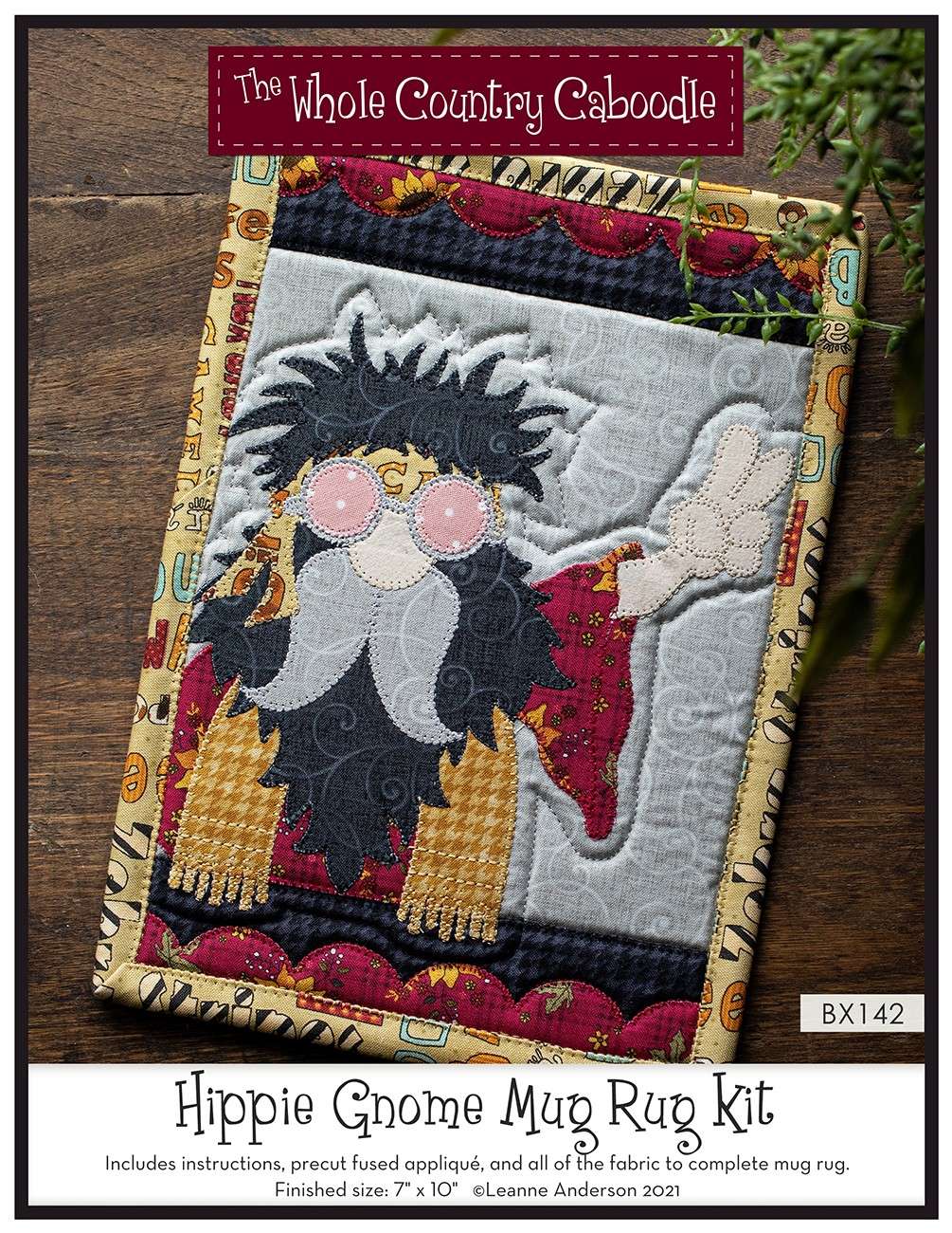 Enchanting Hippie Gnome Mug Rug DIY Kit