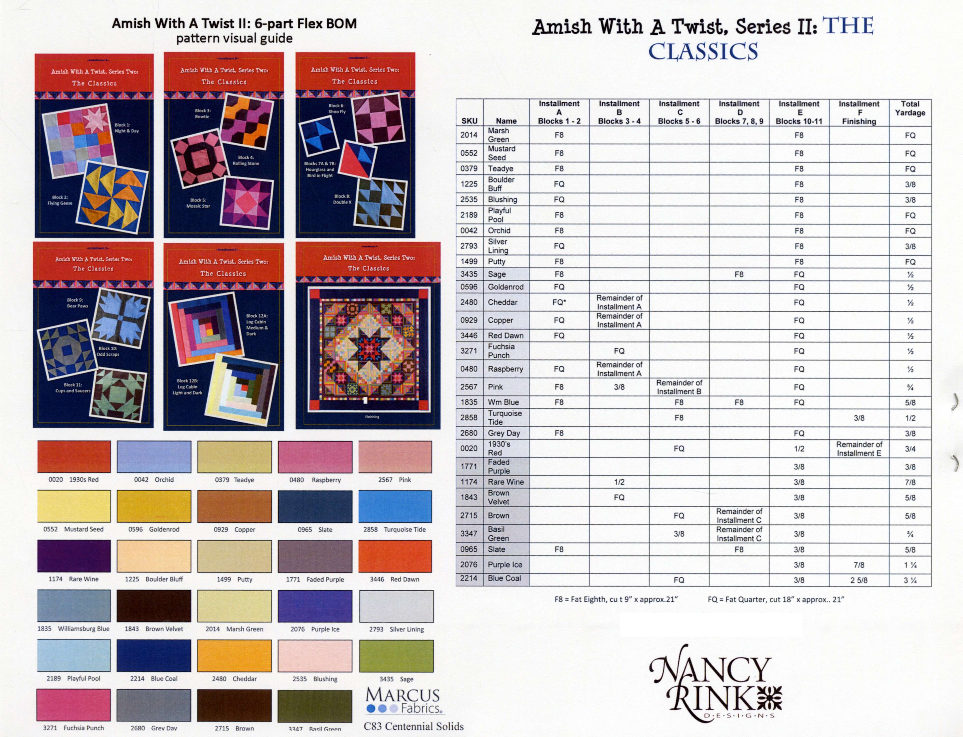 Nancy Rink's Stunning Amish With A Twist Quilt Pattern