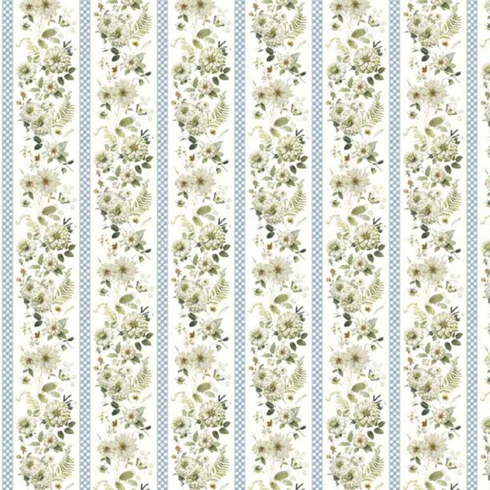 Wilmington Prints' Green Fields by Lisa Audit - Stunning Multi - Yardage Striped Fabric