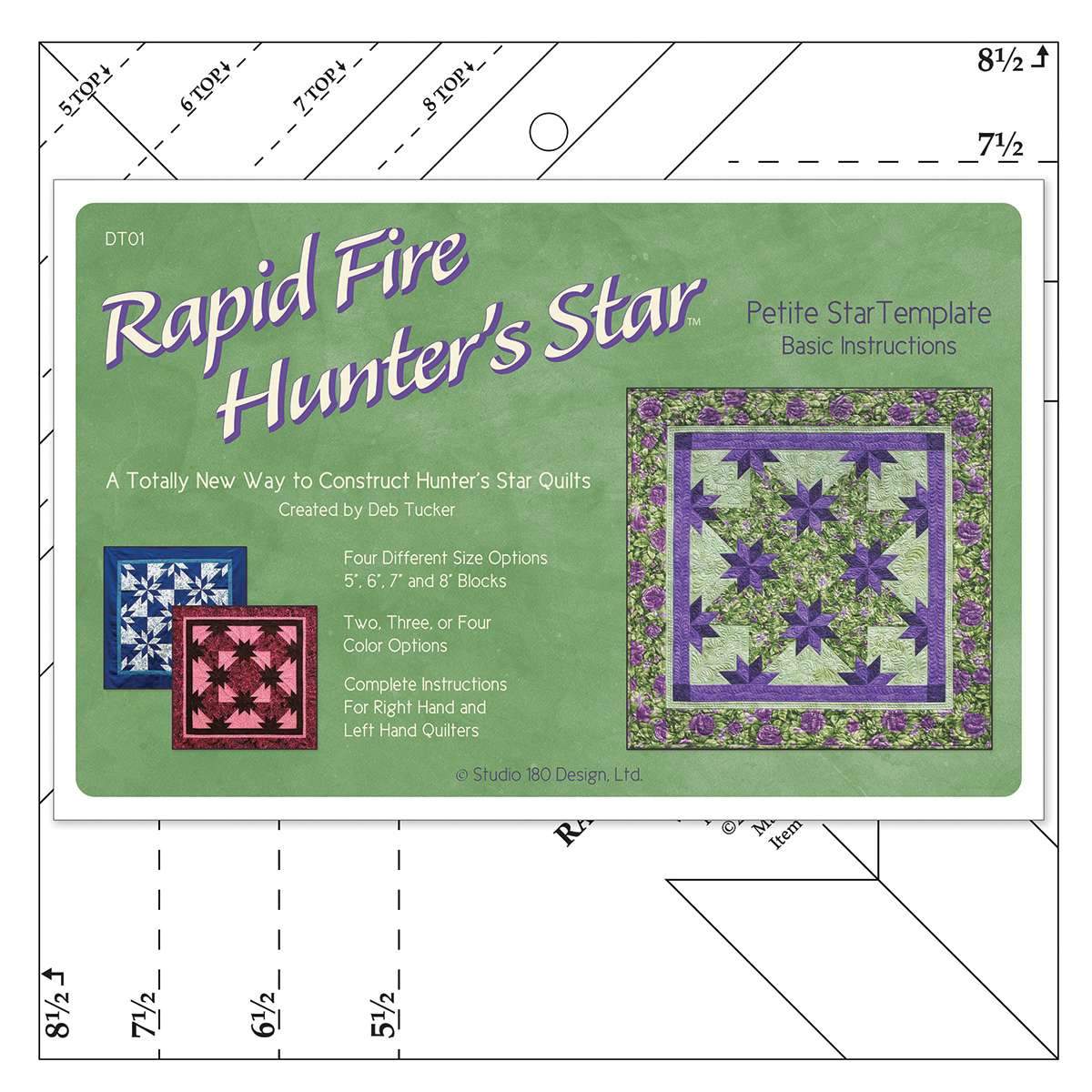 Rapid Fire® Hunter's Star Petite Star Template: A Must - Have from Studio 180 Design!
