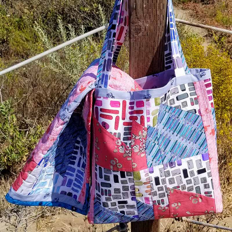 Ellie Pineapple Pack Quilt-in-a-Tote Pattern: Double the Crafting Fun!