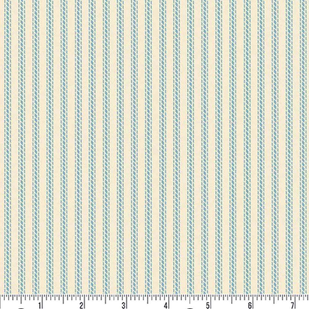 Andover Fabrics - Cozy House by Judy Jarvis - Chambray Pillow Ticking Yardage: Create a Warm and Inviting Space!