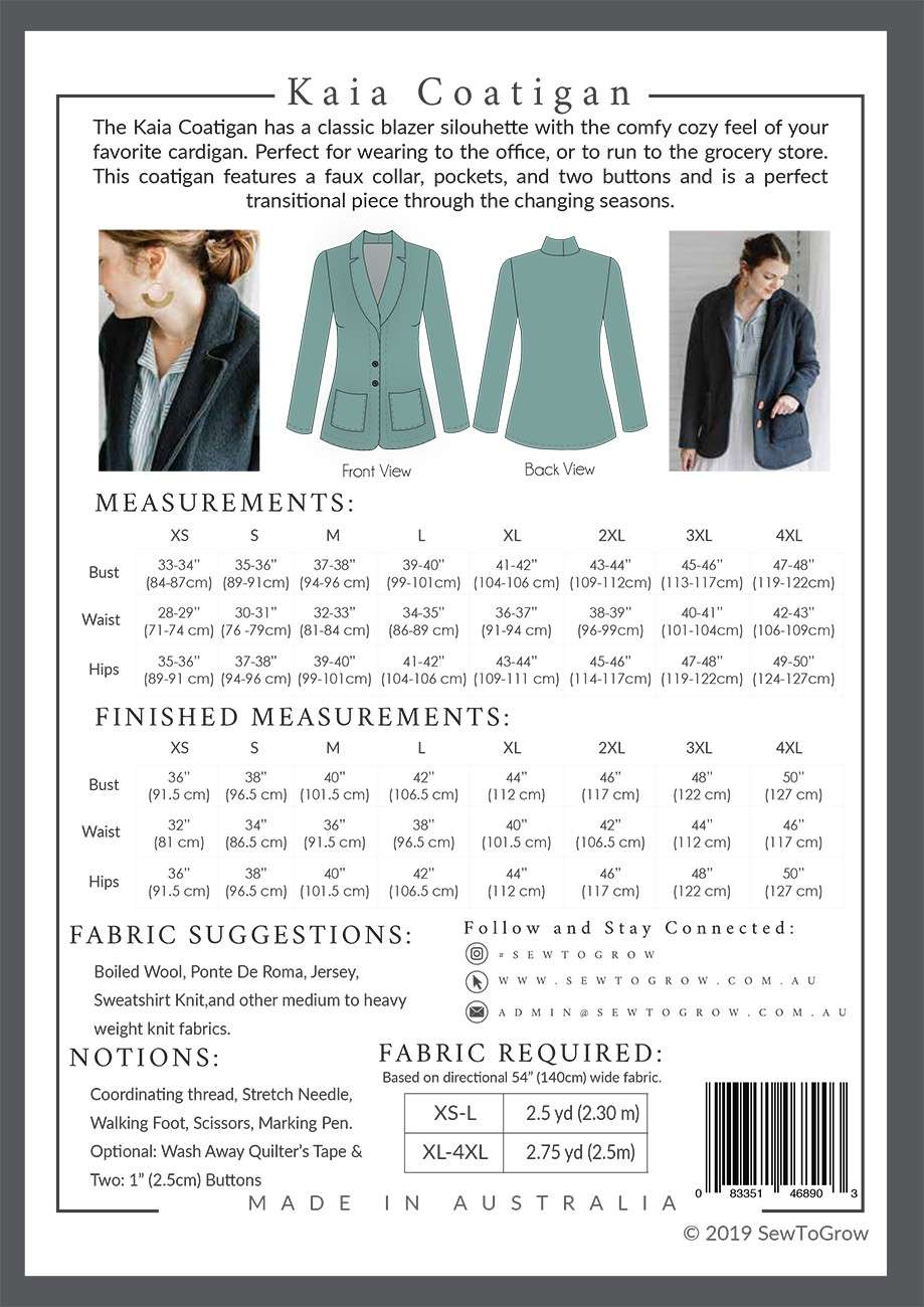 Kaia Chic Coatigan Blazer - A Must - Have Fashion Piece
