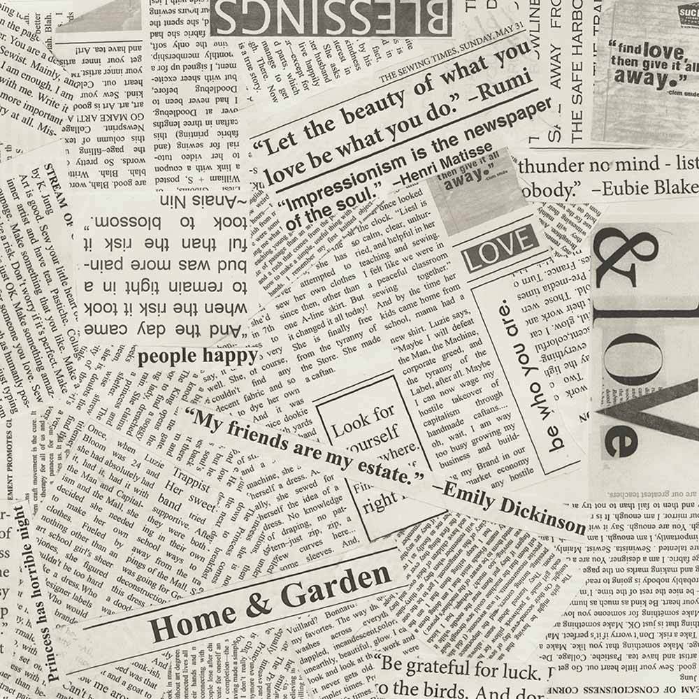 Windham Fabrics - Carrie Bloomston's Newsprint Spackle - Exclusive 3-Yard 108'' Wide Back Pack
