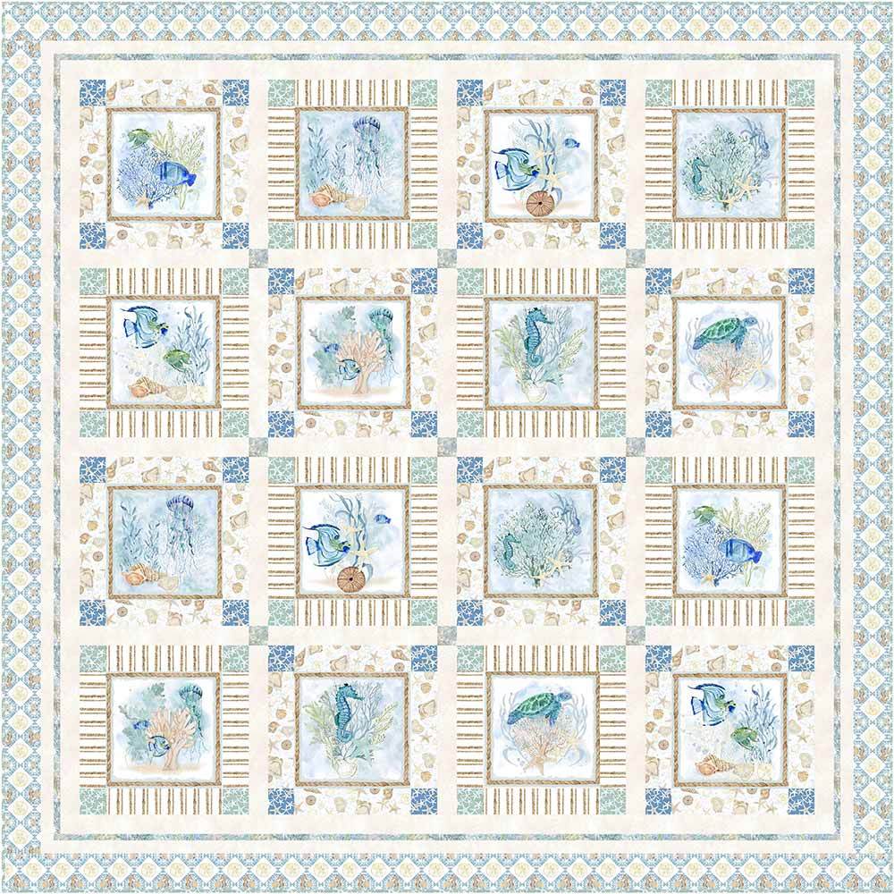 Sea Whispers Craft Kit by Wendy Sheppard and P&B Textiles