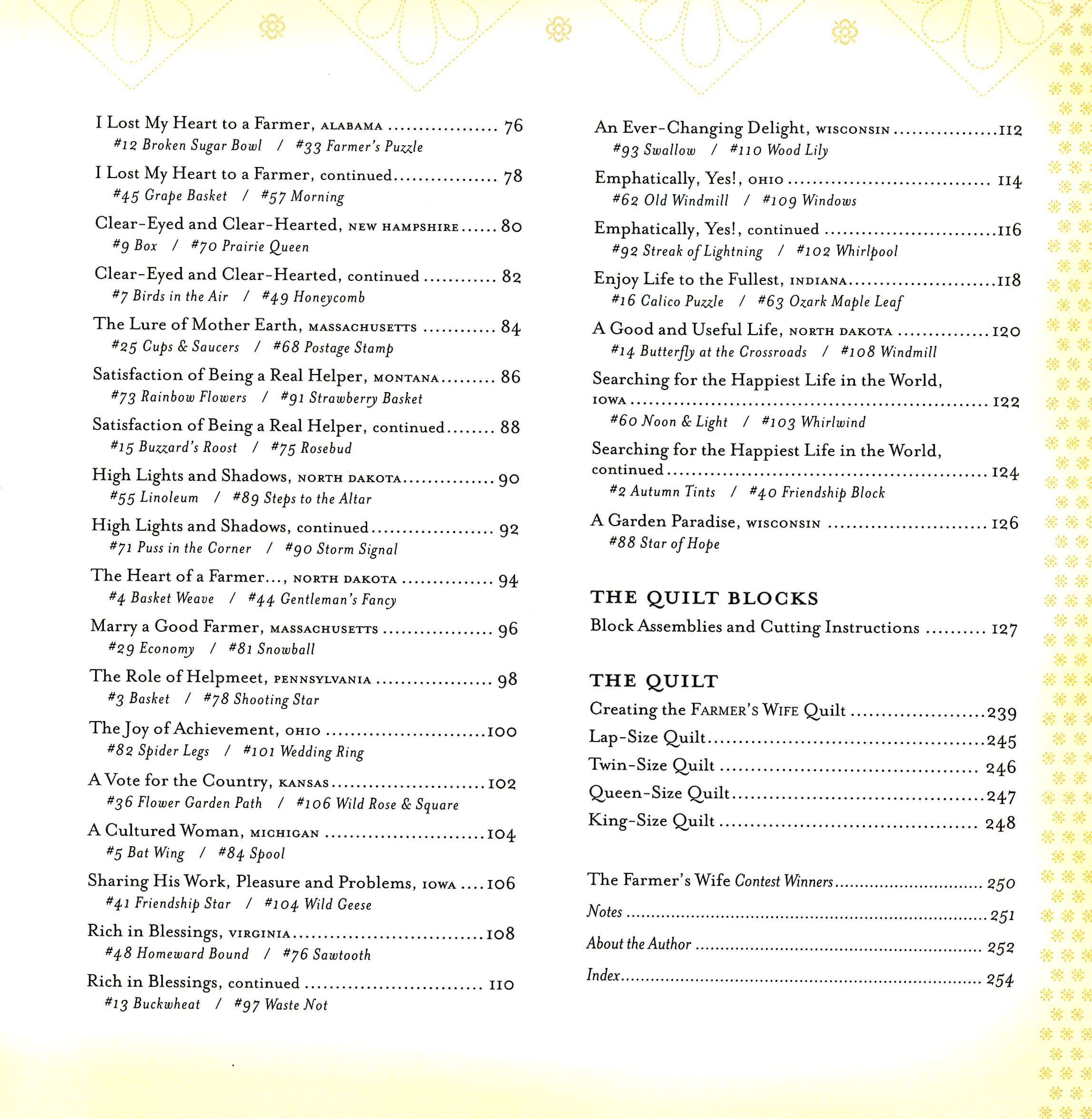 The Farmer's Wife Sampler Softcover - A Quilting Inspiration