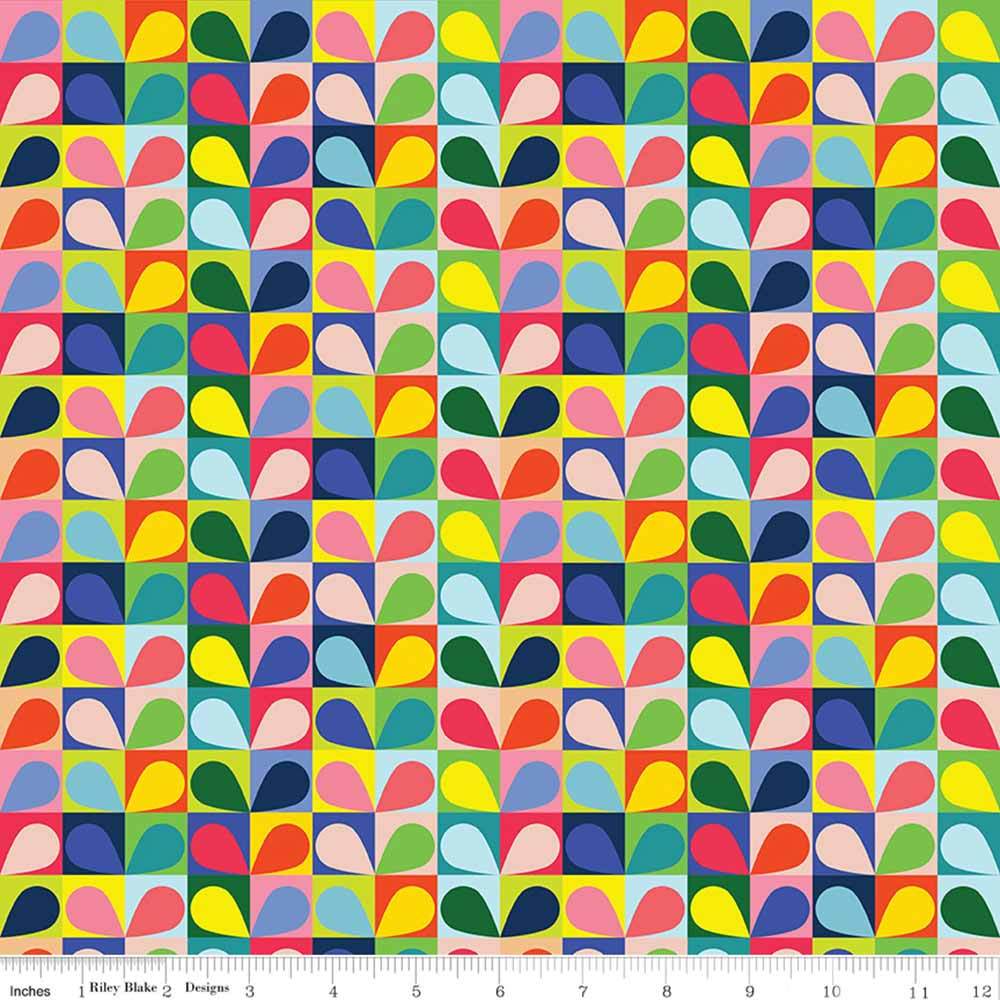 Riley Blake's Copacetic by Julia Frazier - Multi Salad Fabric Yardage