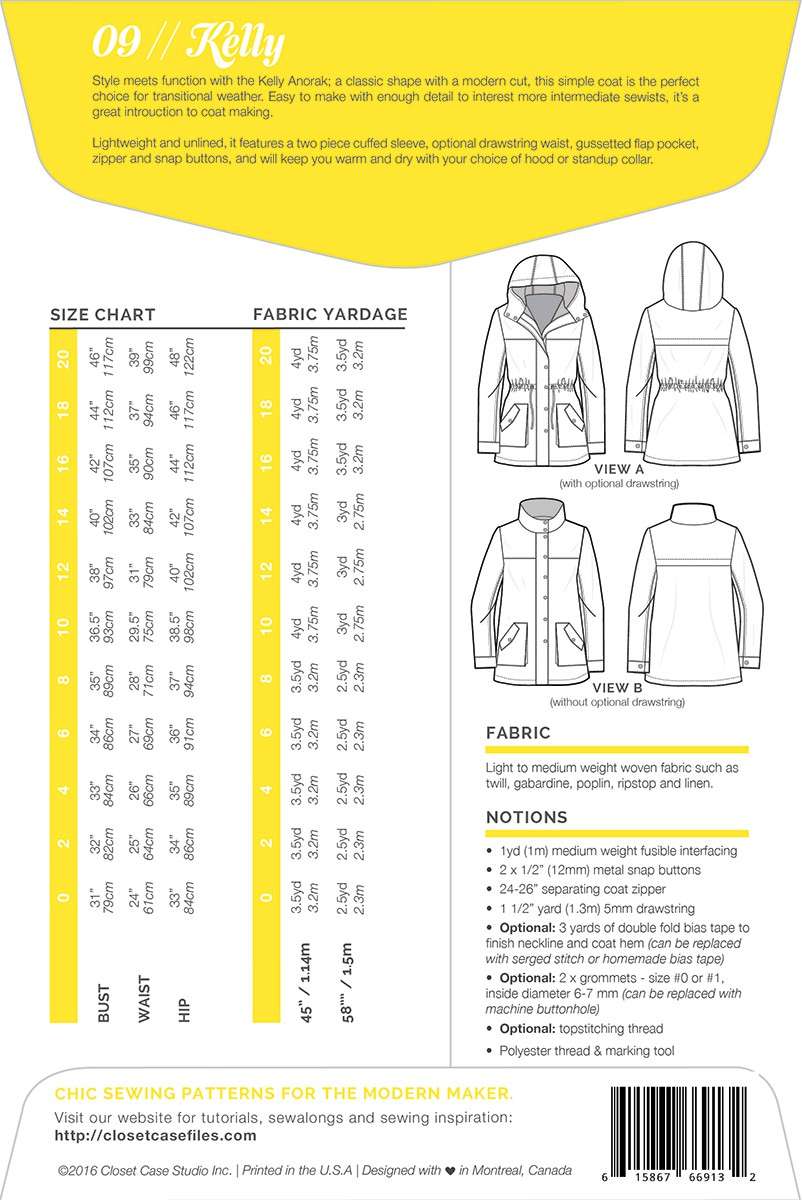 Heather Lewenza's Stunning Kelly Anorak Pattern