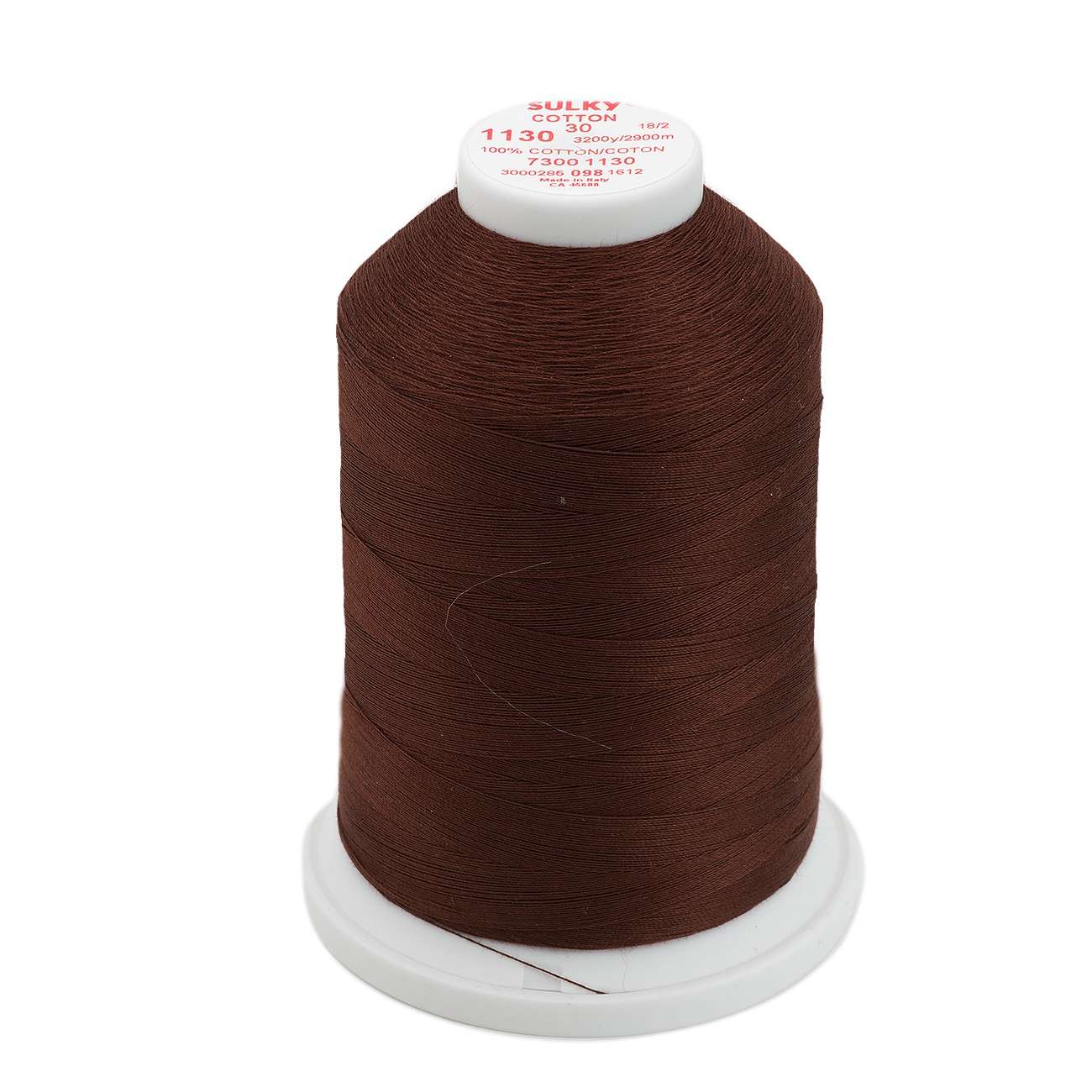 Exquisite Dark Brown 2-ply 30wt 400d 3200yds Cotton Thread
