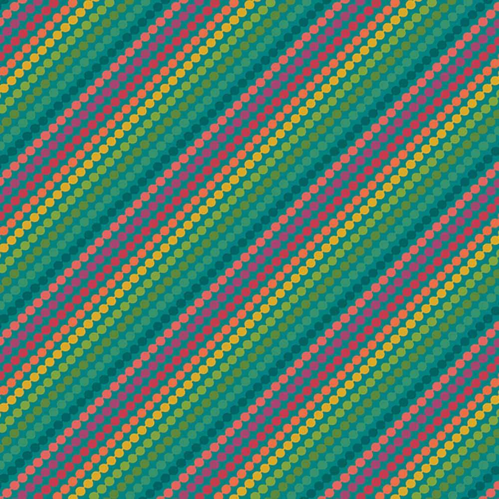 Riley Blake's Market Street Rainbow Stripes in Teal - Get Your Yardage Now!