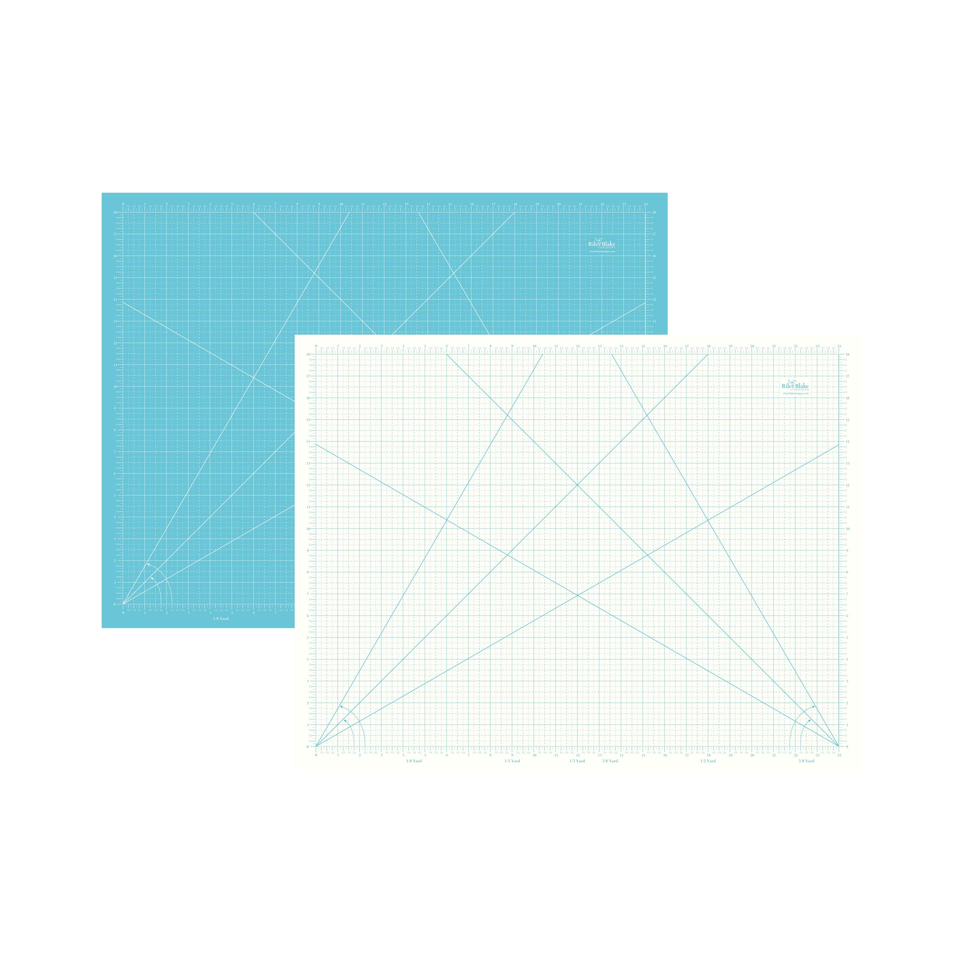 Riley Blake Designs 18in x 24in Reversible Quilting Cutting Mat - Perfect for All!