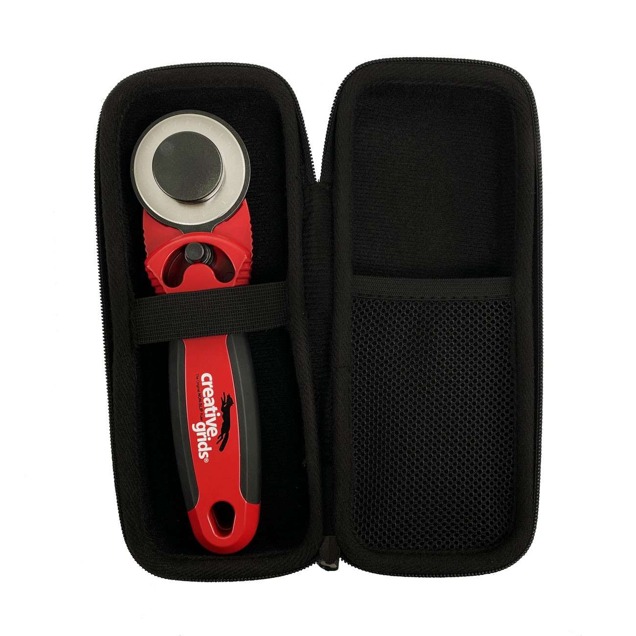 Creative Grids 45mm Rotary Cutter with EVA Case - A Must - Have for Fabric Cutting!