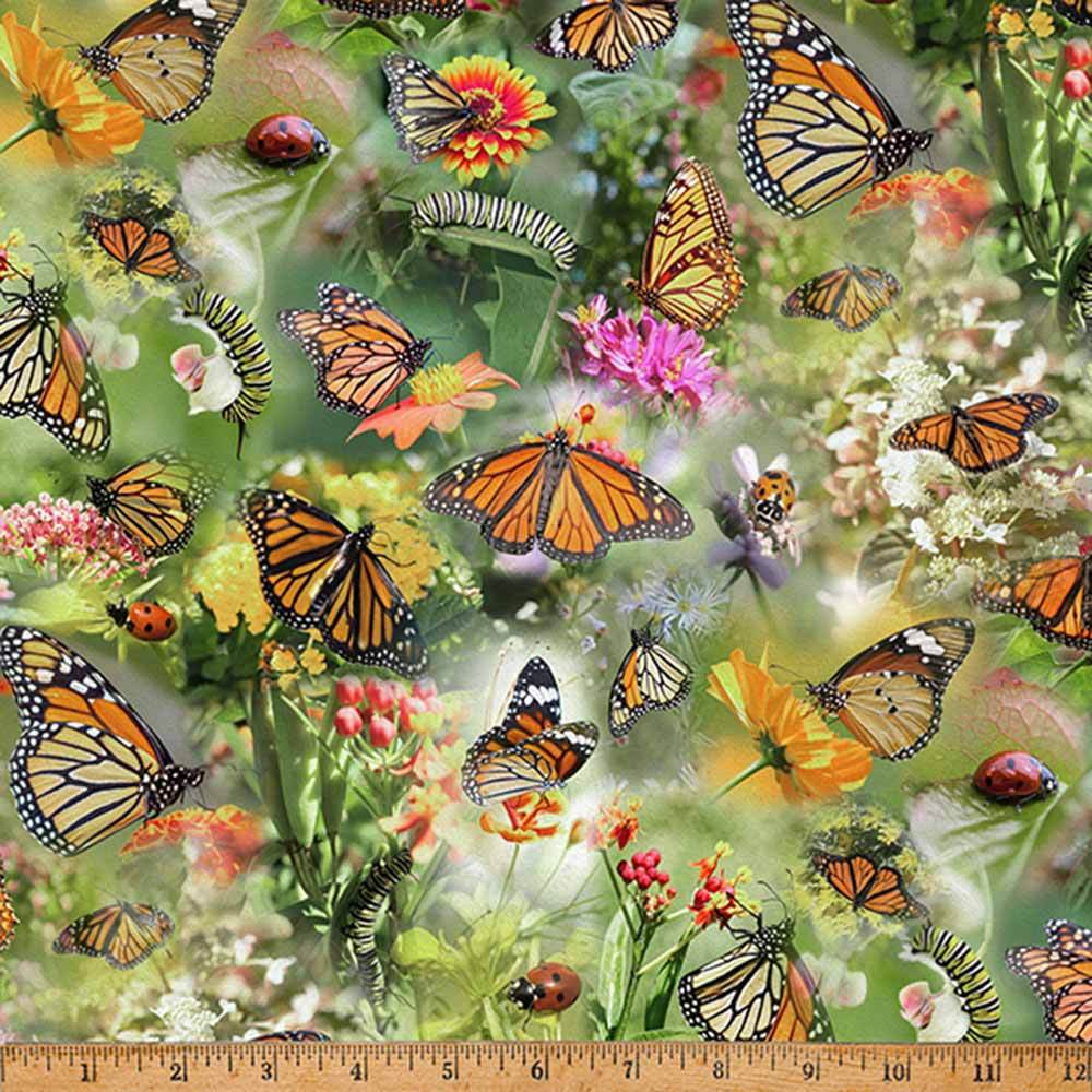 Hoffman Fabrics - Mariposa Masterpiece Digital Print: A Dreamy Multi - Yardage Delight