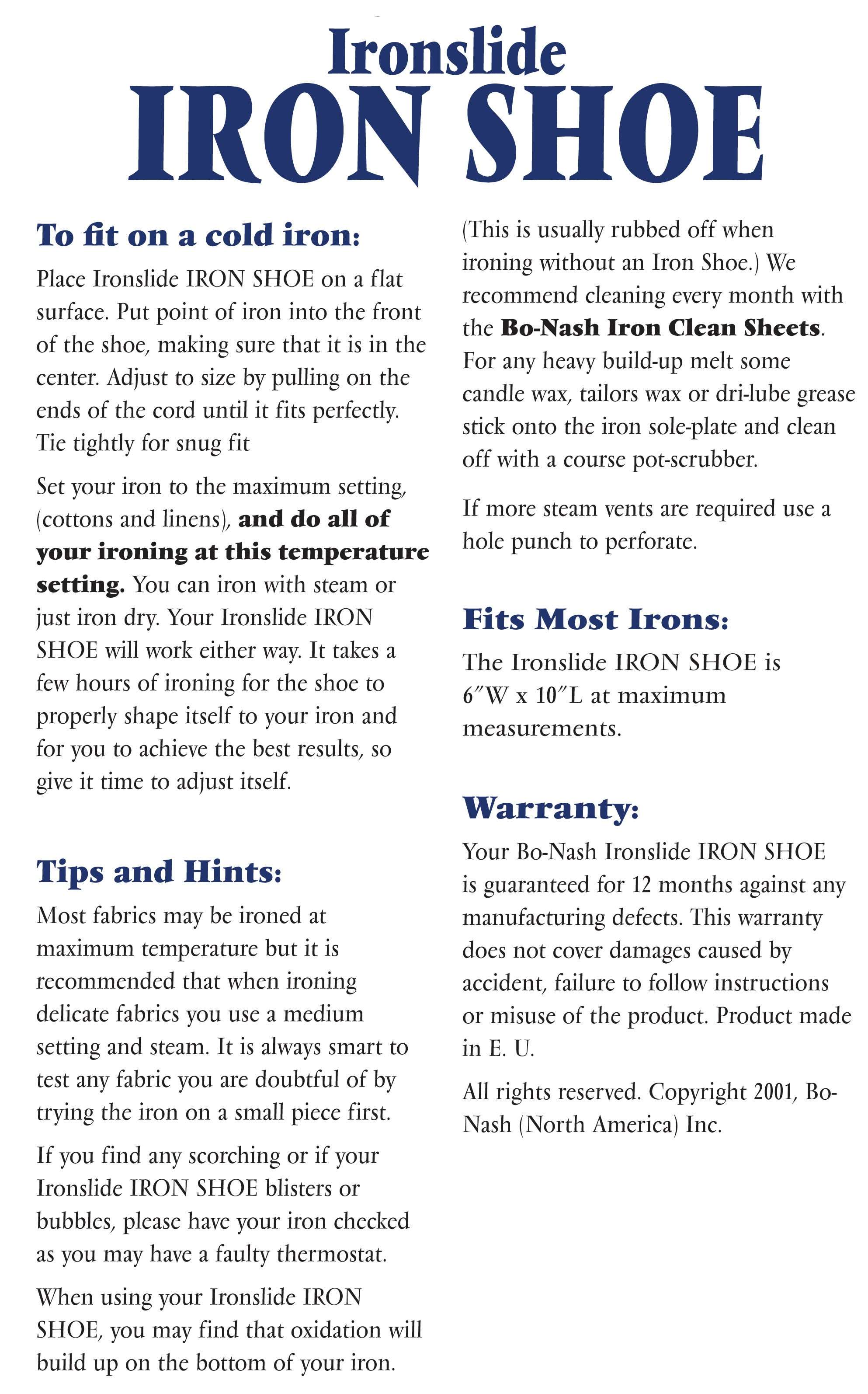 Ironslide Premium Iron Shoe - Revolutionize Your Ironing!