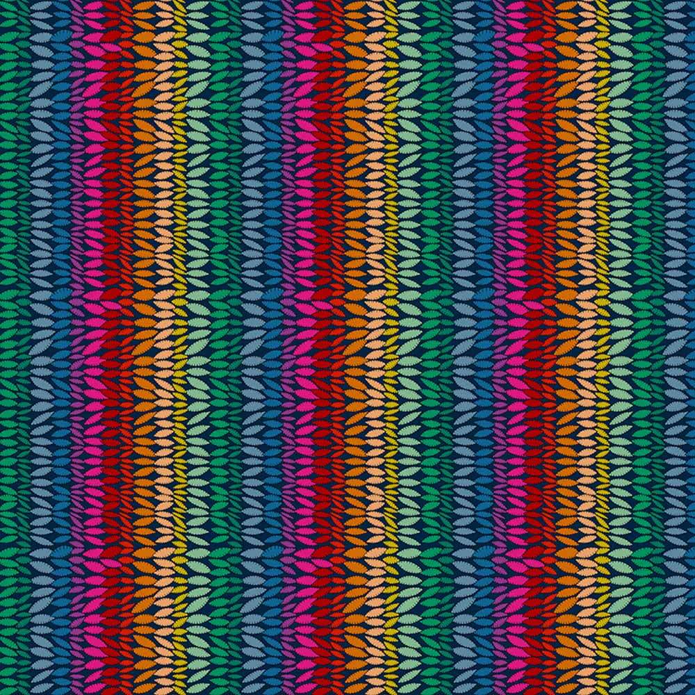 Windham Fabrics - Sally Kelly's Twilight Razzle Rainbow Digital Print Yardage