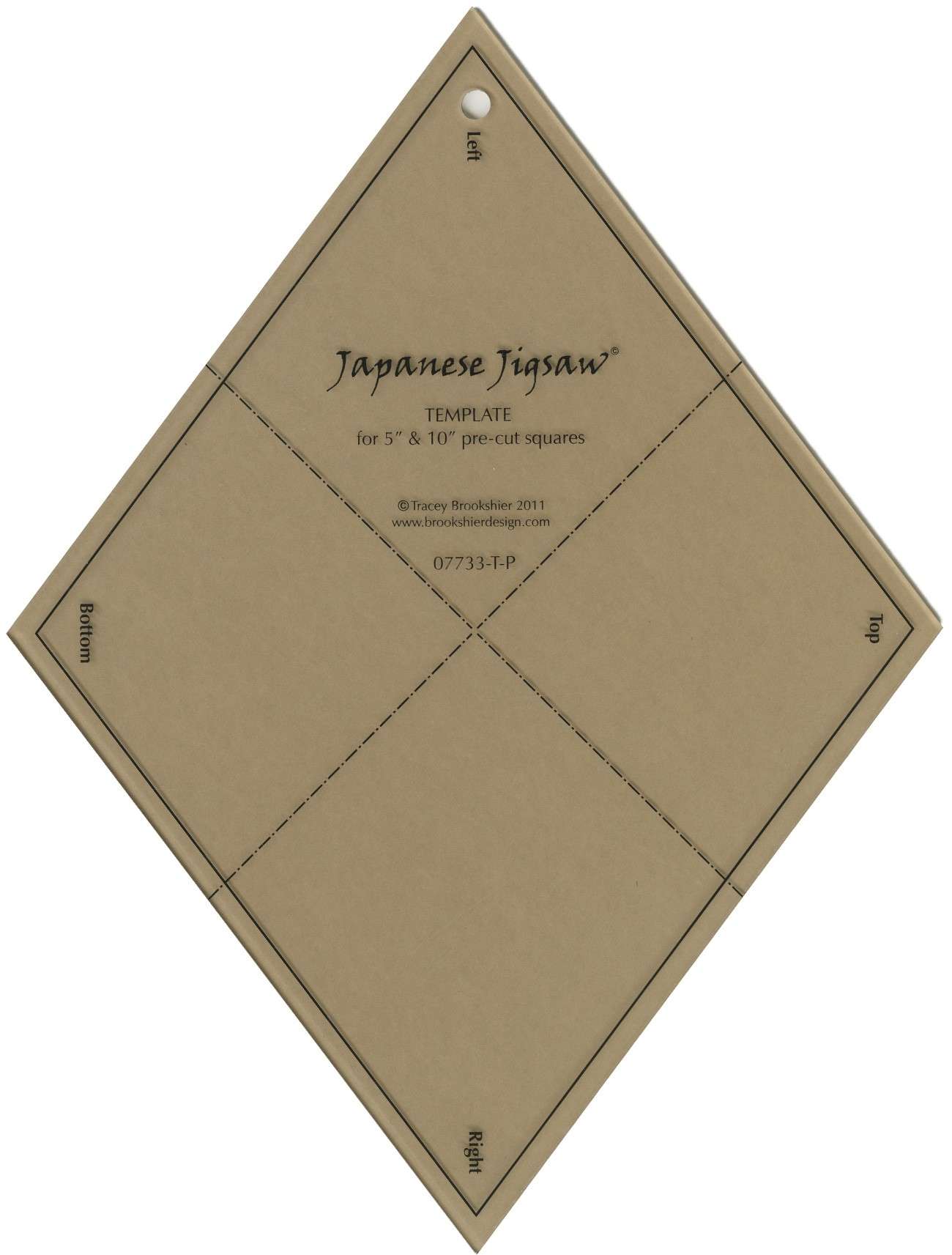 Amazing Japanese Jigsaw Acrylic Template - Precuts! Get Yours Now!