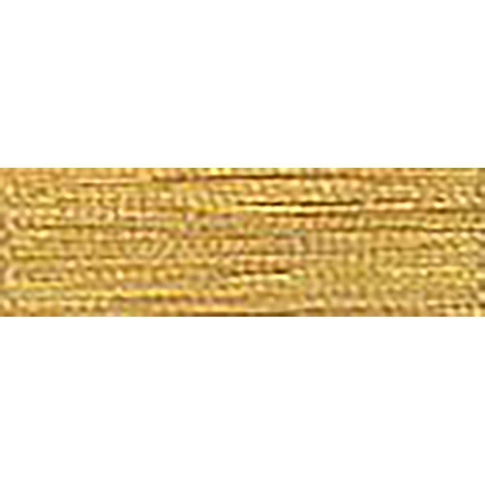 Gorgeous Government Gold J Metallic Embroidery Thread - 40wt, 260d, 1000yds