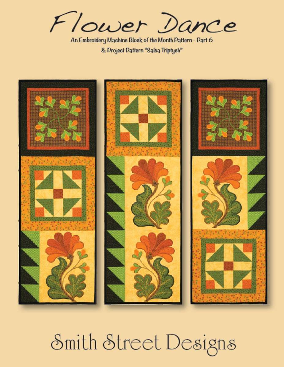 Smith Street Designs' Flower Dance - Part 6 Machine Embroidery CD: A Must-Have!