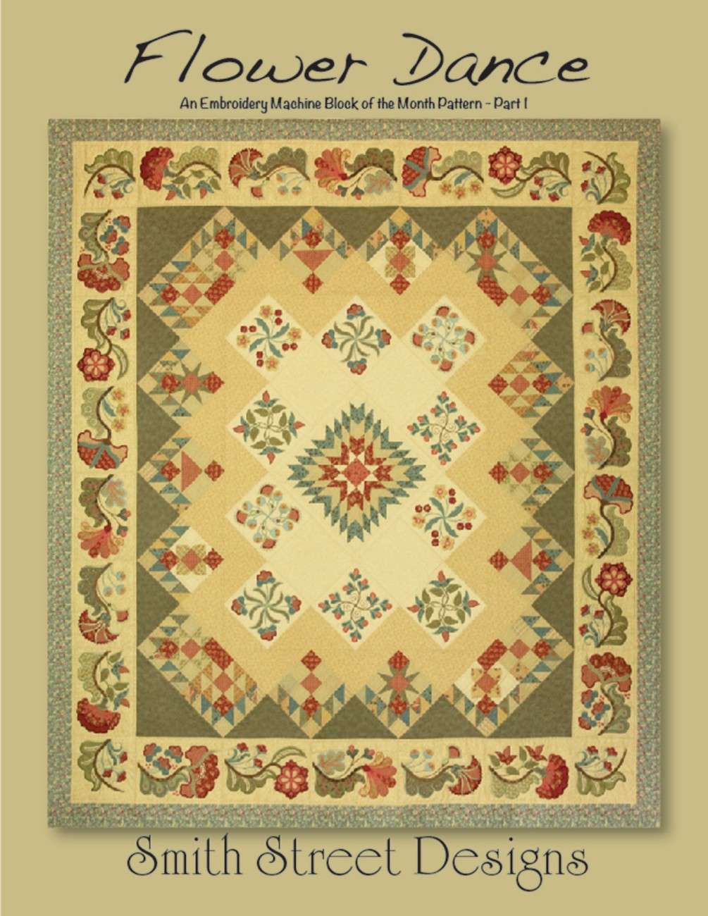 Smith Street Designs' Flower Dance - Part 1 Machine Embroidery CD: A Must-Have for Quilting Enthusiasts
