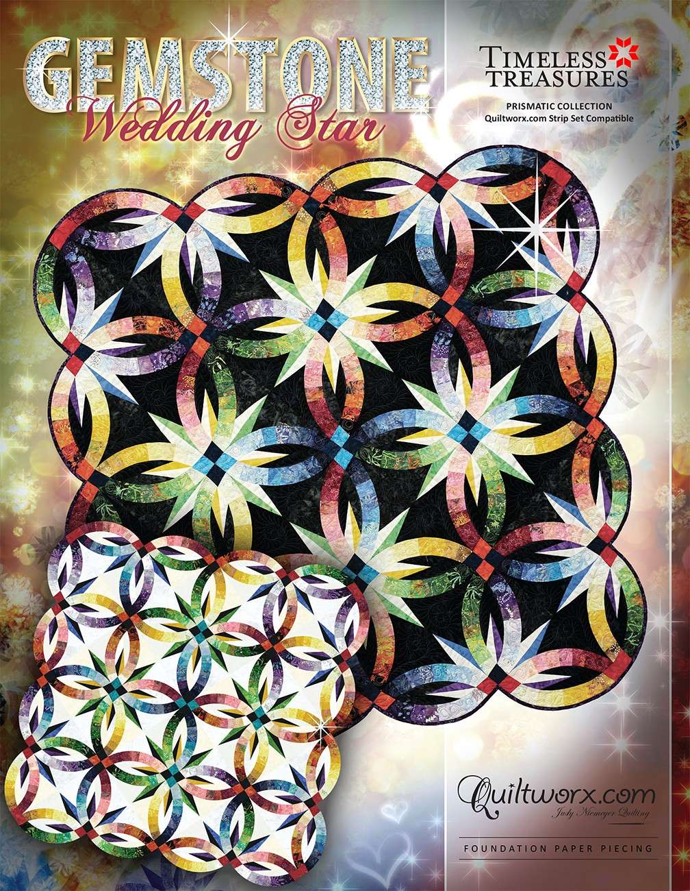 Judy Niemeyer's Enchanting Gemstone Wedding Star Quilt Pattern