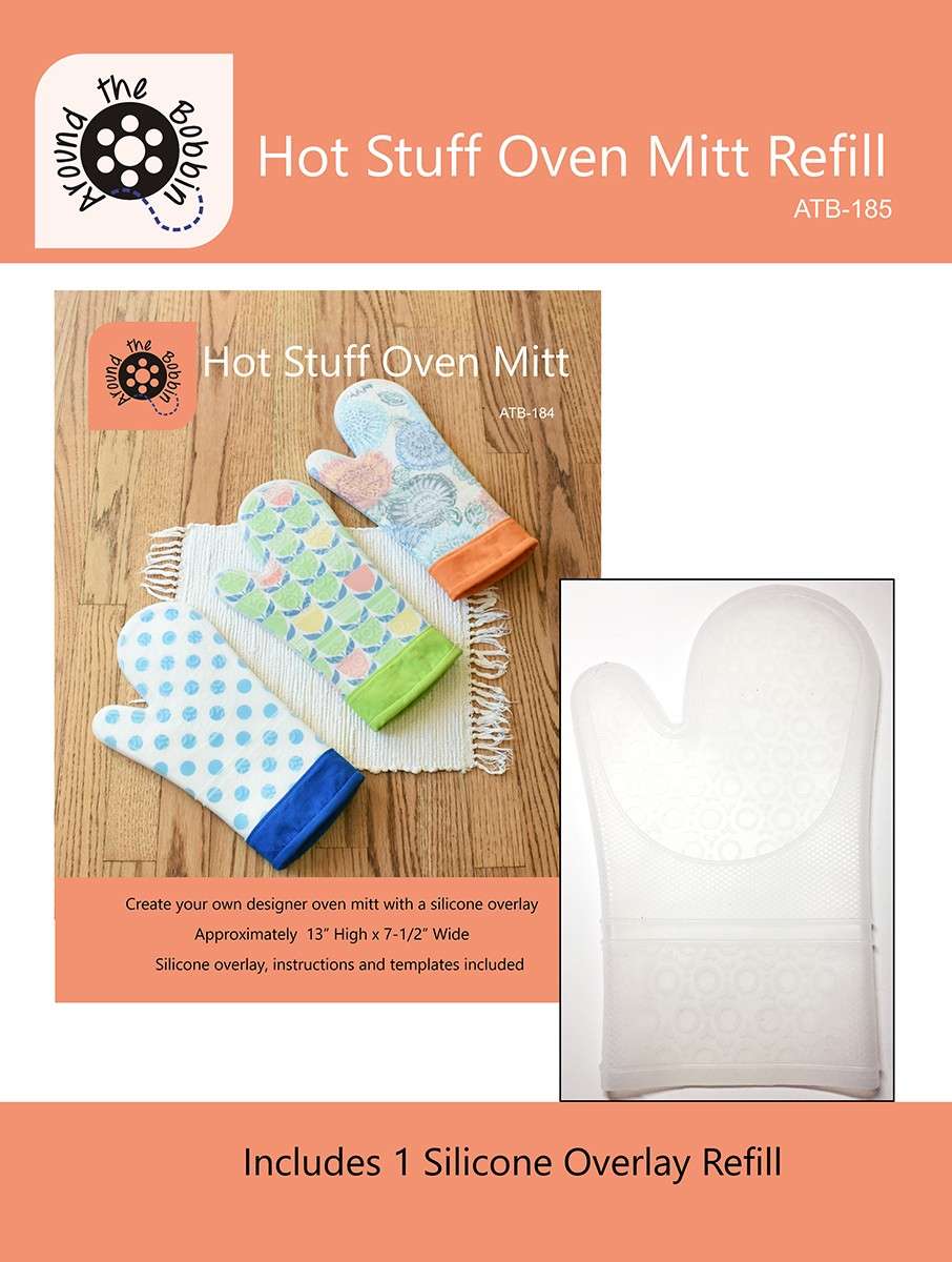 Hot Stuff Silicone Overlay Refill Pattern - Create Your Dream Oven Mitt!