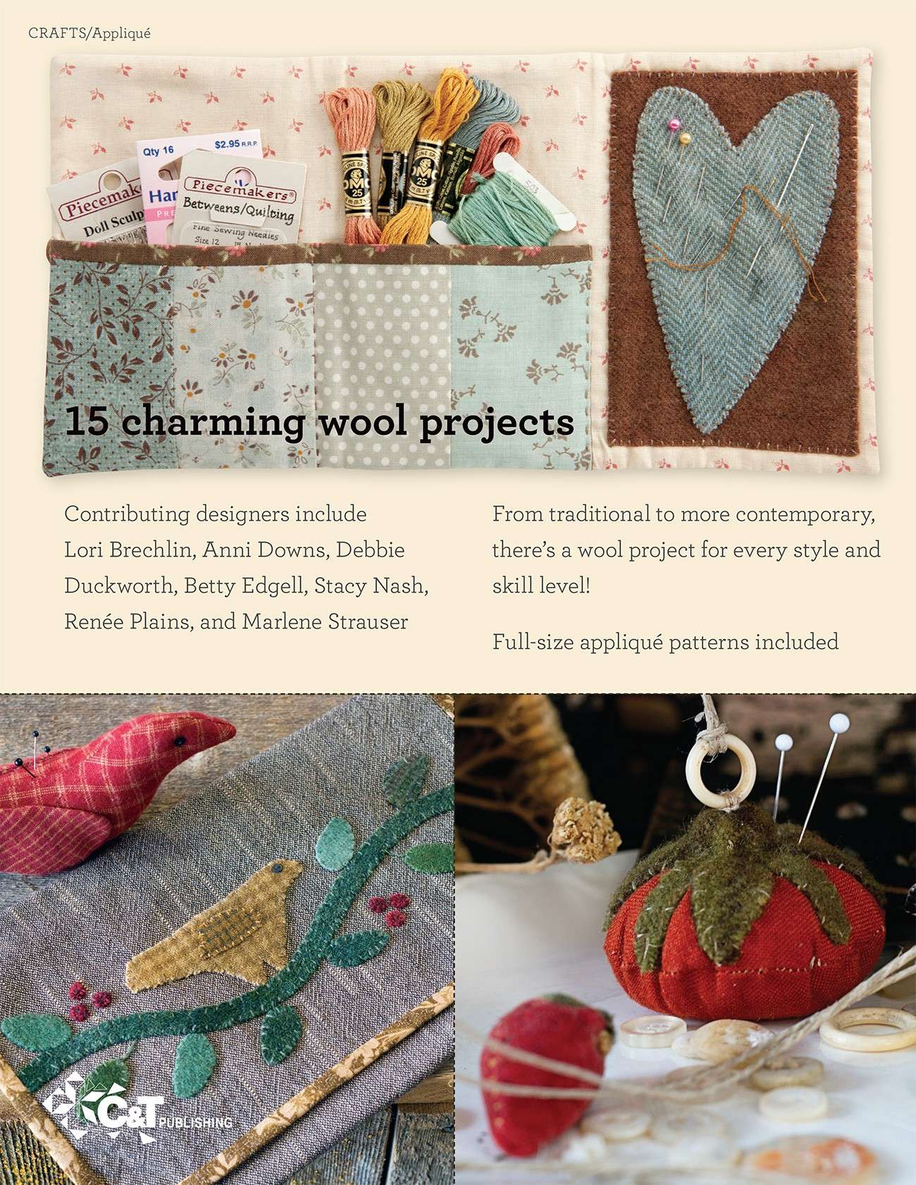 Irresistible Sweet & Simple Wool Applique - Softcover Book