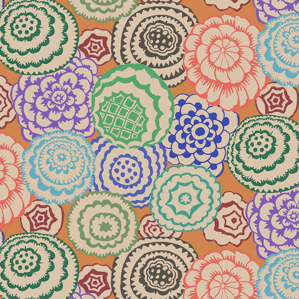 FreeSpirit's Kaffe Fassett Deco Antique Yardage - A Colorful Delight!