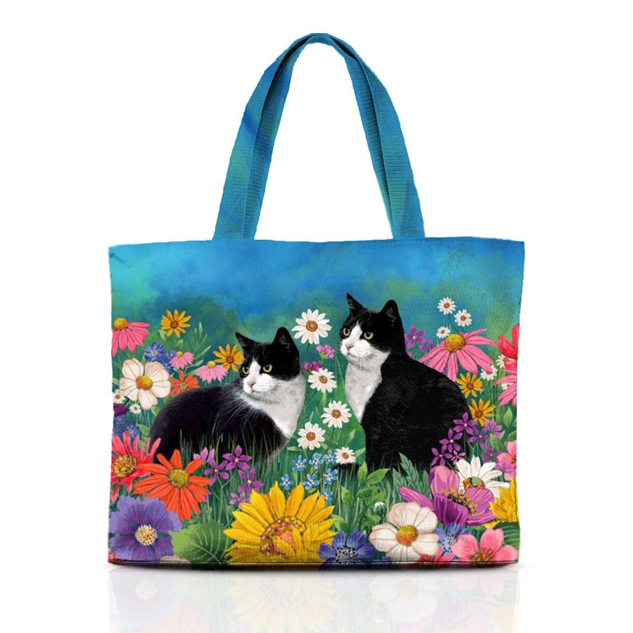 Adorable Hide & Seek Canvas Bag Panel - 24 x 43 by Deborah Edwards