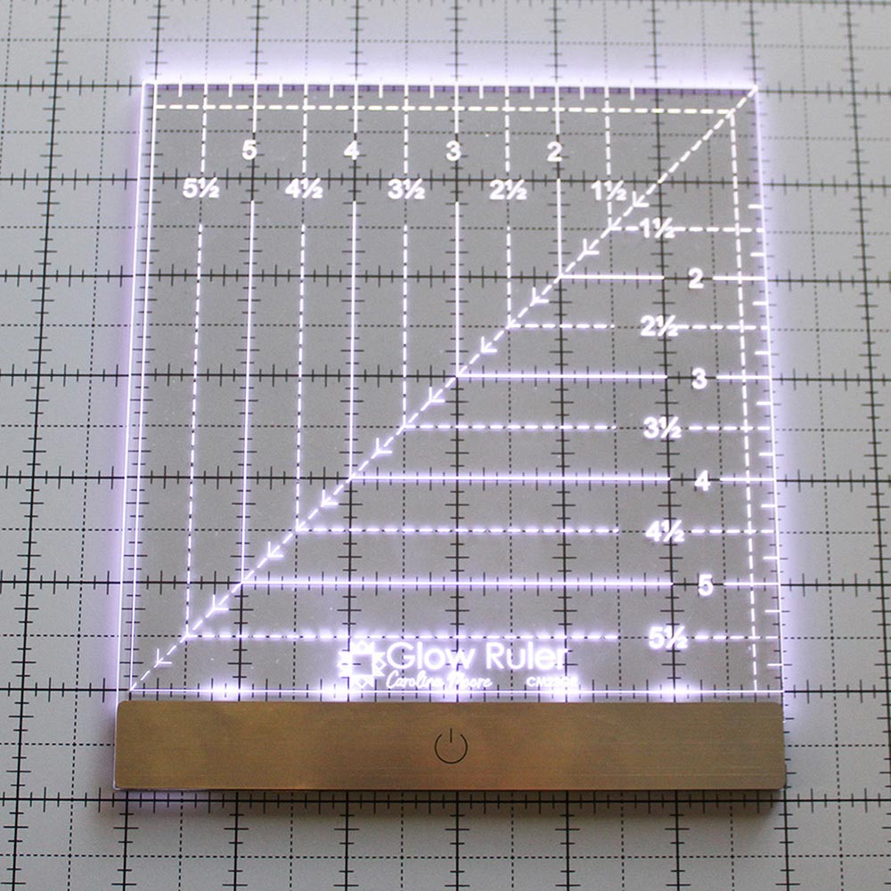 Carolina Moore's Stunning Glow Ruler