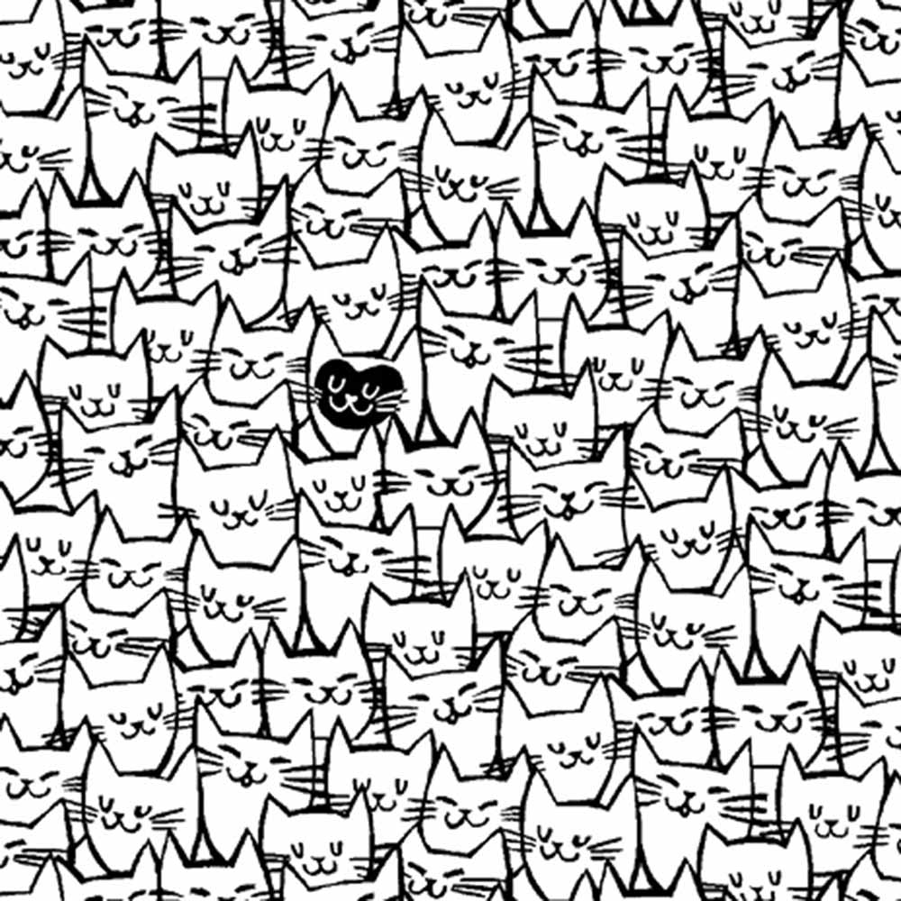 Joyful Kitty 108 3 - Yard Backpack Quilt Fabric
