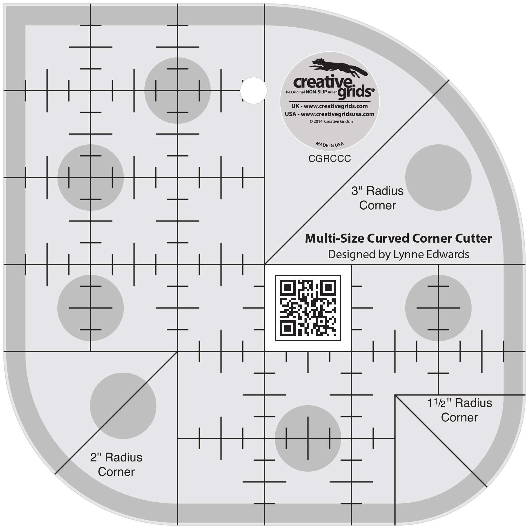 Creative Grids Amazing Multi-Size Curved Corner Cutter